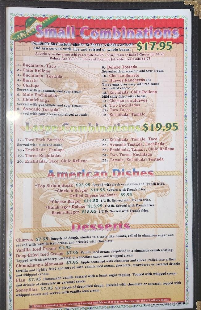 Mariachi Alegre Menu image 3